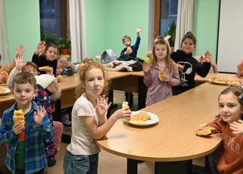 Milá návštěva dětí ze ZUŠ